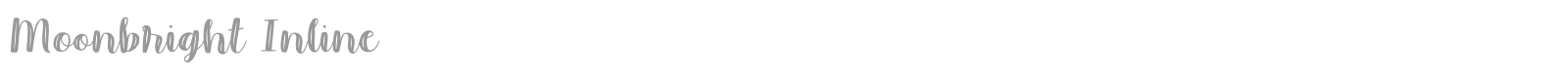 Moonbright Inline font preview